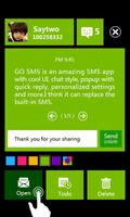 GO SMS PRO WP8 Popup ThemeEX screenshot 3