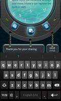 GO SMS PRO Hatch Popup ThemeEX تصوير الشاشة 1