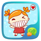 (FREE) GO SMS NINA STICKER أيقونة