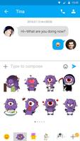 (FREE) GO SMS DEVIL STICKER স্ক্রিনশট 2