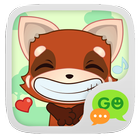 (FREE) GO SMS RED FOX STICKER icône