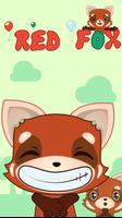 (FREE) GO SMS RED FOX STICKER-poster