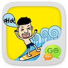 GO SMS Pro Kelvin Sticker icône