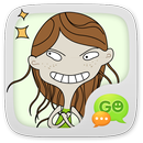 GO SMS Pro MissMay Sticker APK