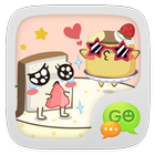 GO SMS Pro Pudding&Bread Stick 아이콘