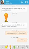 GO SMS PRO SOCCER STICKER 截图 3