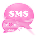 ピンクの雲のテーマGO SMS Pro APK
