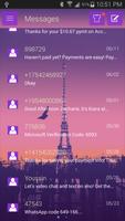 GO SMS Pro Paris Theme syot layar 3