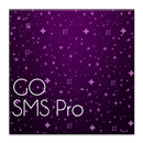 Go SMS Pro Purple&Black Theme APK