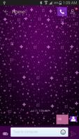 Go SMS Pro Purple&Black Theme скриншот 1