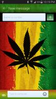 Go SMS Pro Rasta Weed постер