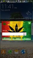 Go SMS Pro Rasta Weed captura de pantalla 2
