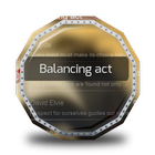 Balancing act GO SMS icon