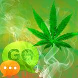GO SMS Theme WEED GANJA