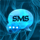 蓝烟主题GO SMS PRO 圖標