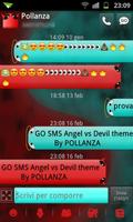 GO SMS Angel Vs Devil Theme Affiche
