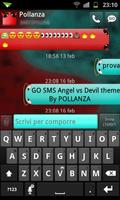GO SMS Angel Vs Devil Theme 스크린샷 2