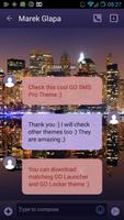 Big City - GO SMS Pro Theme تصوير الشاشة 2