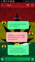 Weed Rasta - GO SMS Pro Theme screenshot 1