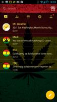 Weed Rasta - GO SMS Pro Theme screenshot 2