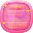 Pink Love for GO SMS APK