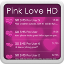 Pink Love HD for GO SMS-APK
