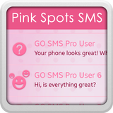 Pink Spots for GO SMS icon