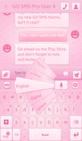 Pink Spots for GO SMS 截圖 3