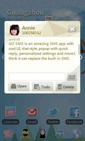 GO SMS Pro Cornner theme capture d'écran 1
