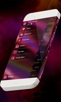 紫色霓虹灯 GO SMS 截图 3