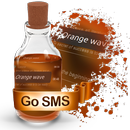 Orange wave S.M.S. Theme aplikacja