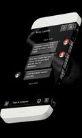 Black line S.M.S. Theme syot layar 1