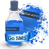 Blue aurora icon