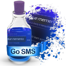 Niebieski memento S.M.S. Motyw aplikacja