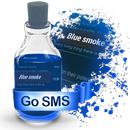 Blue smoke S.M.S. Theme APK