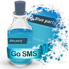 Blue party icon