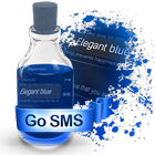 Elegant blue S.M.S. Theme icône