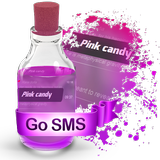 Pink candy S.M.S. Theme icon