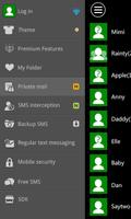 GO SMS Pro WP8 Green ThemeEX capture d'écran 3