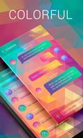 GO SMS PRO COLORFUL THEME الملصق
