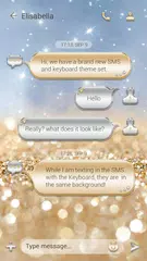 GO SMS GOLD & SILVER THEME APK 下載