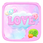 GO SMS PRO LOVE PASTEL THEME آئیکن