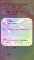 GO SMS PRO PASTEL STAR THEME captura de pantalla 3