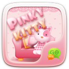 GO SMS PRO PINK KITTY THEME ícone