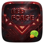 GO SMS PRO RED FORGE THEME أيقونة