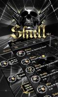 GO SMS PRO SKULL THEME Cartaz