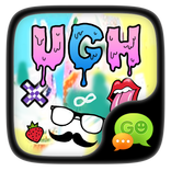 ”GO SMS PRO UGH THEME