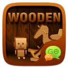 GO SMS PRO WOODEN THEME أيقونة