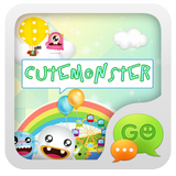 GO SMS Pro CuteMonster ThemeEX أيقونة
