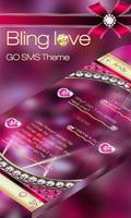 GO SMS PRO BLING LOVE THEME Affiche